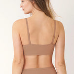 Women's Ribbed Scoop Nursing Bralette Candy Pink