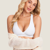 Women's Crossover Racerback Nursing Bra Black