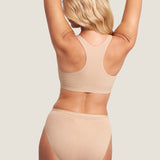 Women's Crossover Racerback Nursing Bra White