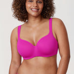 Women's Seamless Underwire Bra Rose Purple