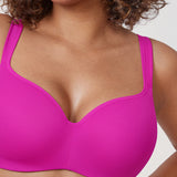 Women's Seamless Underwire Bra Rose Purple