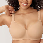 Women's Seamless Underwire Bra Soft Tan
