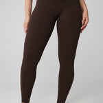 Women's Hugcurve No Front Seam Leggings 25" Clay Brown