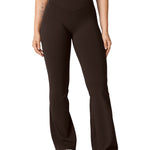 Women's Hugcurve No Front Seam Flare Leggings 33.5'' Aspen Olive