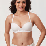 Women's Everyday Push Up Bra Coconut White