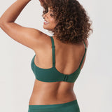 Women's Everyday Push Up Bra Midnight Emerald