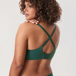 Women's Everyday Push Up Bra Midnight Emerald
