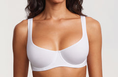 Women's Underwire Balconette Bra White @model_info:ES1