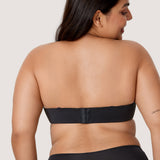 Women's Bandeau Strapless Bra Black