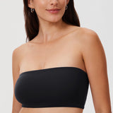 Women's Seamless Bandeau Bra Black