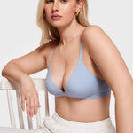 Women's Soft Triangle Bralette Moonlight Blue