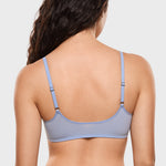Women's Sheer Front Closure Bra Moonlight Blue
