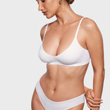 Women's Inbarely® Soft Plunge Bralette Snow White