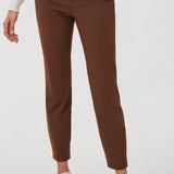 Women's Stretch Drawstring 7/8 Pants with Pockets 27'' Black