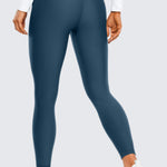 CRZ YOGA Women's Fleece Lined Leggings 25" Melanite