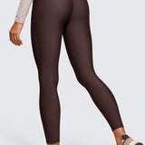 CRZ YOGA Women's Fleece Lined Leggings 25" Melanite