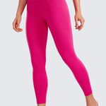 CRZ YOGA Women's Super High Waisted Leggings 25" Hot Fudge Brown