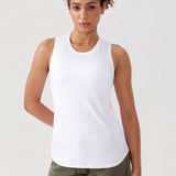 CRZ YOGA Women's Lightweight Racerback Tank Top Black