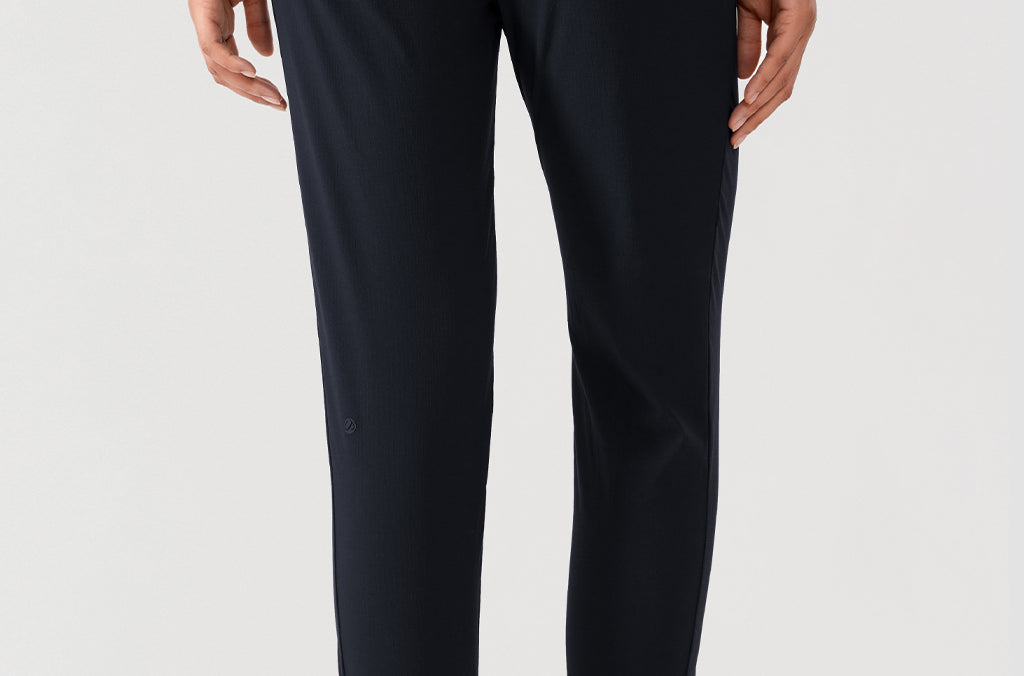 CRZ YOGA Women's Ripstop Jogger with Pockets 27.5" Black