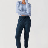 CRZ YOGA Women's Ripstop Jogger with Pockets 27.5" Black