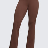 CRZ YOGA Women's High Waist Flare Leggings 29" Olive Green