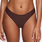 Women's Stretchy Low Rise Thongs 3 Pack Hazelnut (3pack)