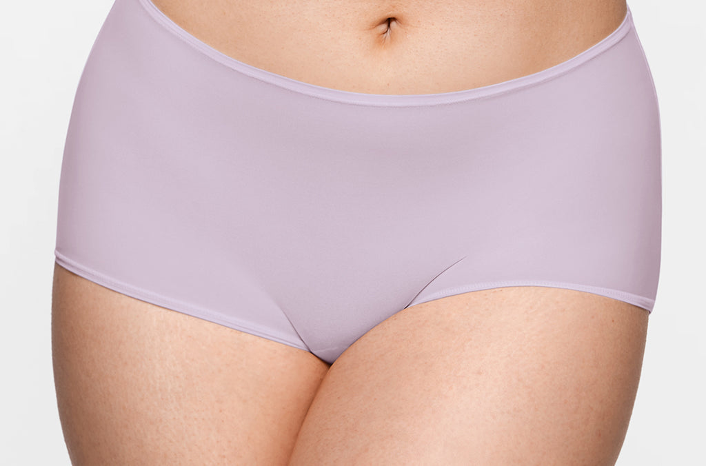 Women's Stretchy Mid Waist Boy Shorts 3 Pack Chic 2 (3pack)