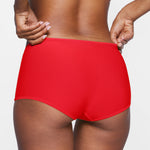 Women's Stretchy Mid Waist Boy Shorts 3 Pack Chic 3 (3pack)