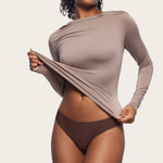 Women's Cheeky High Cut Bikini 3 Pack Hazelnut (3pack)