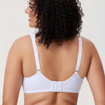 Women's Smooth Minimizer Underwire Bra White