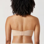 Women's Silicone-Free Strapless Bra Beige