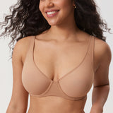 Women's Underwire Mesh Bra Barely Buff
