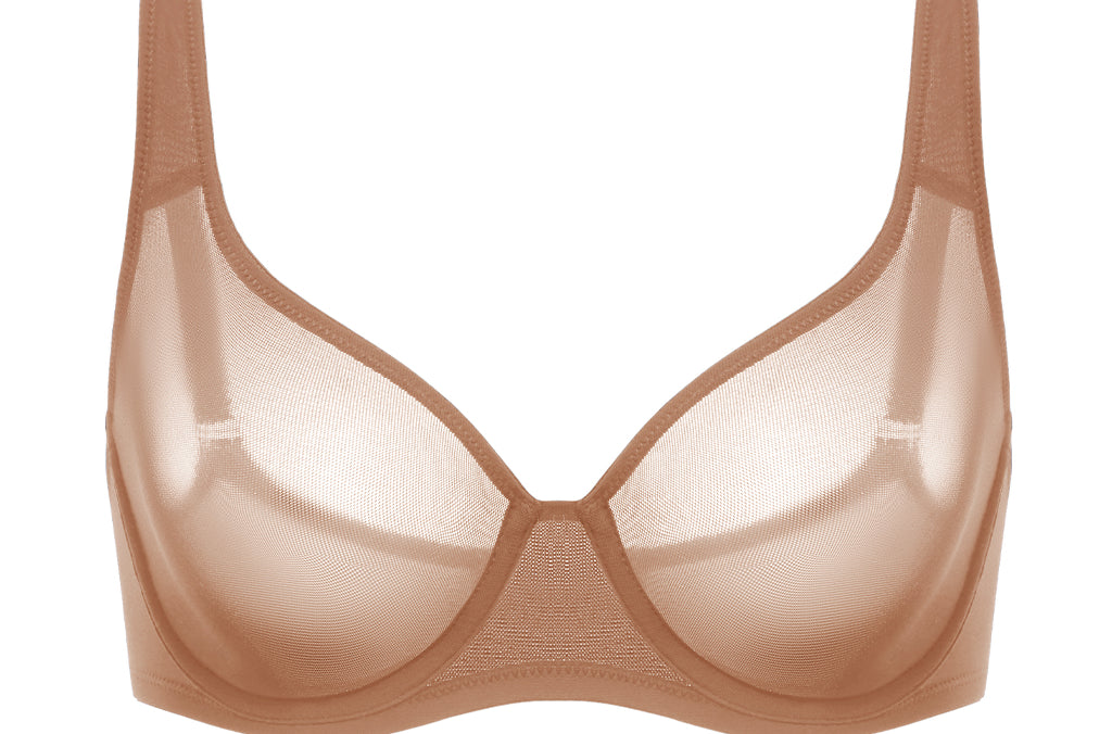 Women's Underwire Mesh Bra Barely Buff