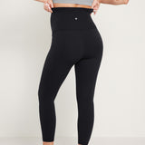 Women's Super High Waist Maternity Leggings 25" Black