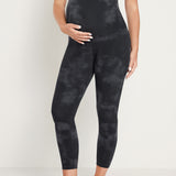 Women's Super High Waist Maternity Leggings 25" Plum Magenta