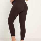 Women's Super High Waist Maternity Leggings 25" Black Classic