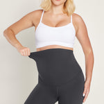 Women's Super High Waist Maternity Leggings 28" Red Merlot
