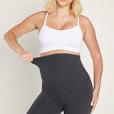 Women's Super High Waist Maternity Leggings 28" Red Merlot